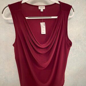 Avenue, size 14/16, wine color blouse